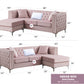 Paige G824B-SC Sofa Chaise