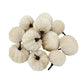 Set of 4 Velvety Pumpkins in Mesh Bag