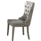 Kacela - Side Chair (Set of 2) - Champagne Synthetic Leather & Champagne