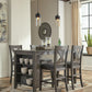 Caitbrook - Upholstered Barstool (Set of 2) - Gray