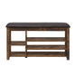 Height-Adjustable Shoe-Changing Bench