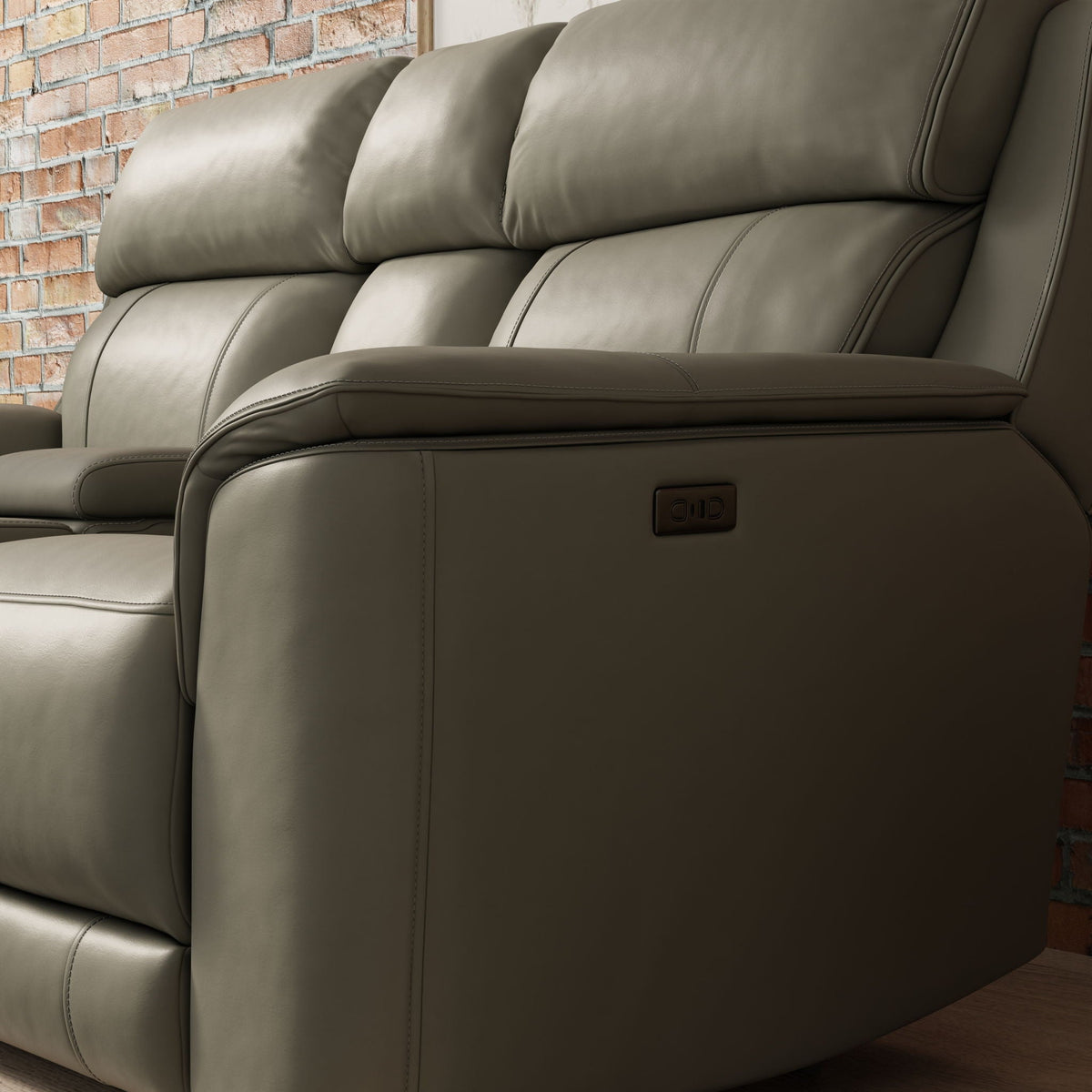 Oslo - Dual Power Reclining Loveseat With Console - view 14