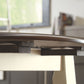 Woodanville - Round DRM Drop Leaf Table - Cream / Brown
