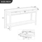 U_Style 58.3'' Fir Veneer Entryway Table