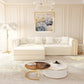 90.6" 3-in-1 Convertible Sleeper Sofa