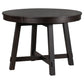 Gia - Round Extendable Dining Table With 16" Leaf Wood - view 12