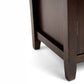 Burlington 40 Inch Wide Solid Wood Medium Storage Cabinet in Mahogany