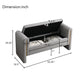 Modern Teddy Upholstered Large Bed End Bench With Arms And Storage - view 38