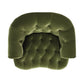 La Rosa Victorian Tufted Upholstered Accent Chair, Olive
