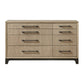 Caramel and Cocoa 8-Drawer Dresser