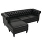U-style 85" Modern 4-Seater L-Shaped Sectional Sofa