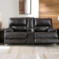 Mountainous - Power Reclining Loveseat With Console /Adj Headrest - Eclipse