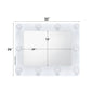 Avery - Accent Mirror - White