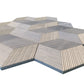 Hexagon Carrara Gray Marble Wall Décor