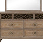 Simple Contemporary 1pc Dresser Rustic