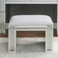 Nysa Rectangular Armless Stool