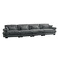 Super Comfort Oversized Modular Sectional Sofa, Deep Seat Convertible L Shaped Couch - view 19