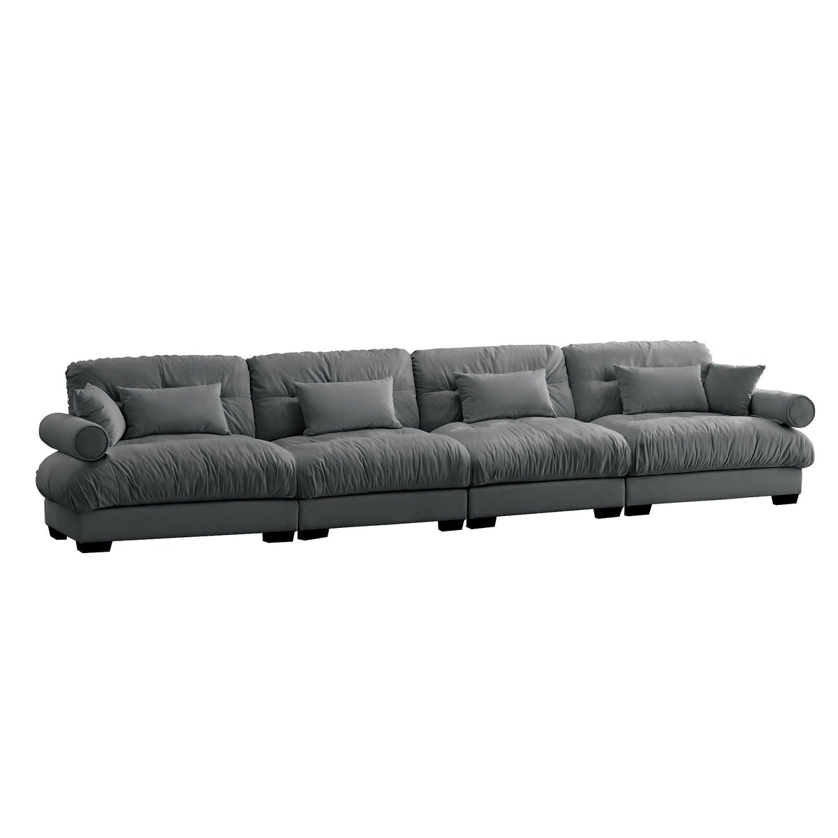 Super Comfort Oversized Modular Sectional Sofa, Deep Seat Convertible L Shaped Couch - view 19