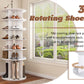 Rotating Shoe Rack Tower, 6-Tier Spinning Shoe Rack