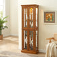 Lighted Curio Cabinet with Adjustable Shelves
