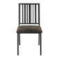 Zudora - Side Chair (Set of 2) - Synthetic Leather & Black