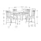 Contemporary 5-Piece Dining Table Set