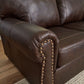 Colleton - Loveseat - Dark Brown