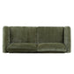 89"L Olive Chenille Sofa