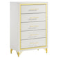 Chesney Modern Five-Drawer Chest