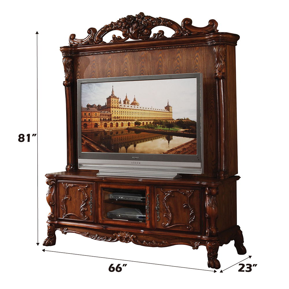 Dresden - 81" Entertainment Center - Cherry Oak