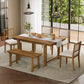 TREXM 6-Piece Farmhouse Dining Set for 6