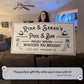 Personalized Rustic Pool Sign