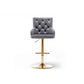 Adjustable Swivel Bar Stool Set of 2