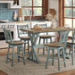 X Based Counter Height Casual Dining Table