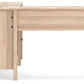 Battelle - 60" Home Office Desk With Return - Tan