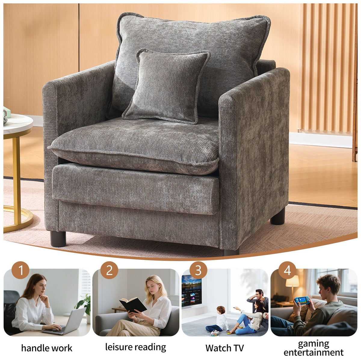 Modern Reading Armchair
