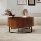 31.5" Round Coffee Table with Storage