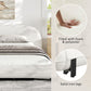 King Size Bed Frame with Boucle Fabric