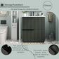 30" Bathroom Vanity with Ceramic Sink and Full-Extension Drawers