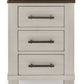 Darborn - Chair Side End Table - Gray / Brown