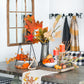 5x7" Md Pumpkin Ornament Set of 6