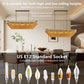54" Black Rectangular Chandelier