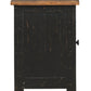 Valebeck - Chair Side End Table - Black / Brown