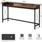 70.9" Extra Long Console Table with Power Outlets & USB Ports