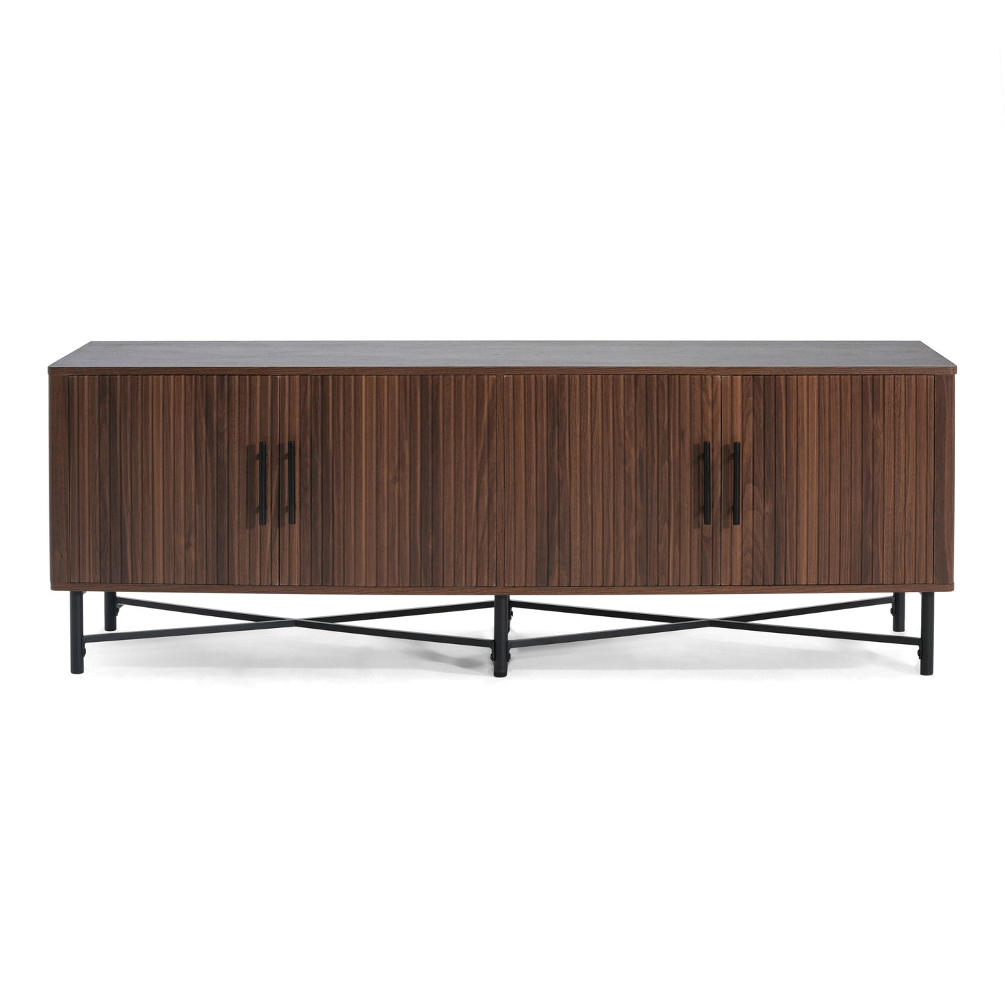 Functional 4-Door TV Cabinet