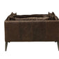 Porchester Distress Chocolate Top Grain Leather Chair