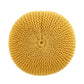 Bordeaux Knitted Cotton Round Pouf - Versatile Ottoman and Floor Cushion