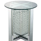 Nysa Mirrored & Faux Crystals End Table (Assembled)