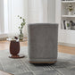 25.2" Wide Modern Chenille Swivel Chair