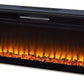 Entertainment Accessories - Wide Fireplace Insert - Black